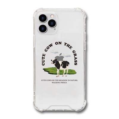 메타버스 범퍼클리어 케이스 - 큐트 카우