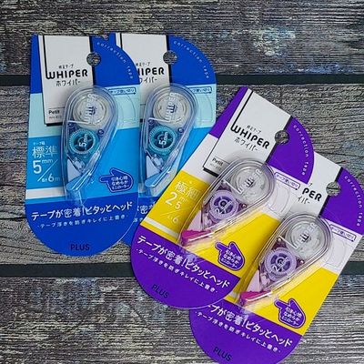 플러스 미니 수정테이프-쁘띠 폭 2.5mm 2개+5mm 2개 