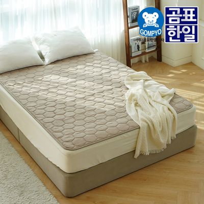 [곰표한일] IoT 프리미엄 전기매트 네츄럴베이지_슈퍼싱글