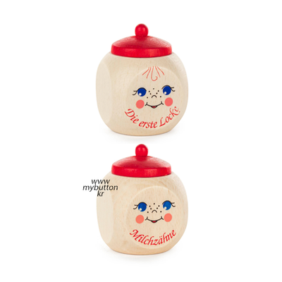 [마이버튼]독일 원목 배냇머리 보관함 & 유치 보관함