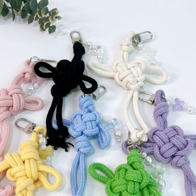 전통 동심결 매듭 비즈 키링 공예 만들기 DIY 키트