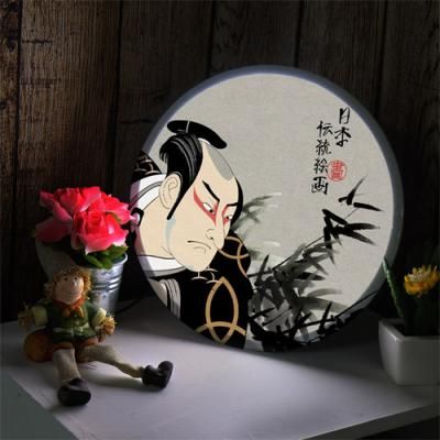 ne697-LED액자25R_일본전통사무라이