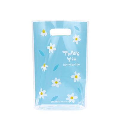 그레이스벨 선물포장 비닐쇼핑백(5매) 02.마가렛블루