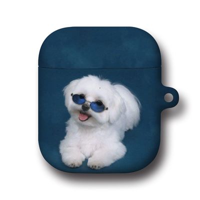 메타버스 에어팟/에어팟프로 케이스 - Y2K 블루독