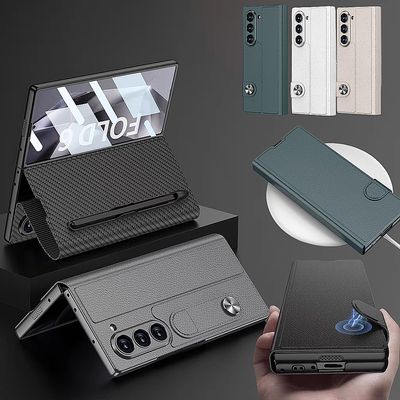 갤럭시 z폴드 7 6 자석 버클 카드 지갑 풀커버 케이스