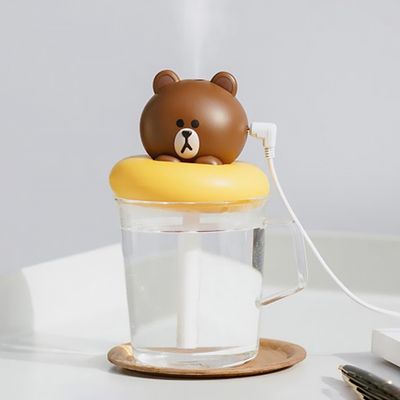 라인프렌즈 아무데나 꽂아쓰는 USB 브라운 가습기