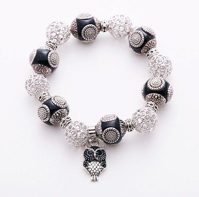 black owl bracelet