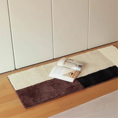 프리미엄 브라운 롱 러그 120x40cm