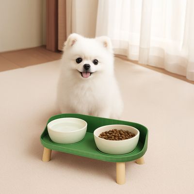 레토 도자기 강아지 밥그릇 고양이 밥그릇 LCA-RB01