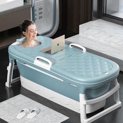 1인욕조 이동 성인 접이식욕조 덮개 반신욕기 L956-O