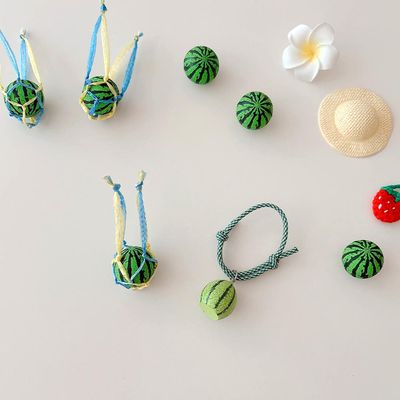 미니어처 수박 키링