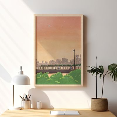 한강, 이이오 작가 그림