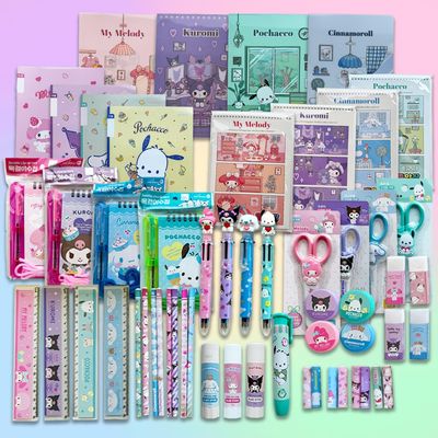 시나모롤 쿠로미 포차코 마이멜로디 산리오 문구 세트