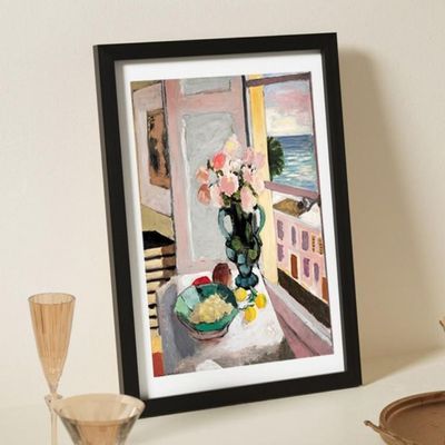 그림 A4 상장 작품 인테리어 사진 블랙 액자 우드 나무 가족 웨딩(WFPFB3W)