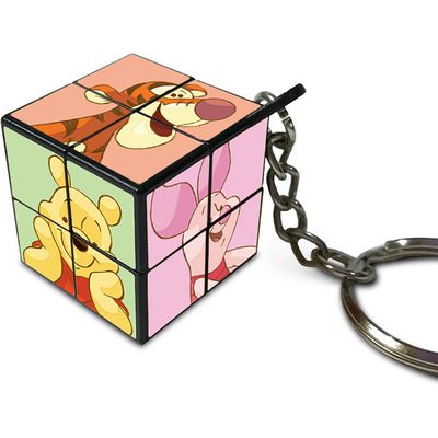 2x2 곰돌이 푸 미니 큐브 퍼즐 디즈니 키링