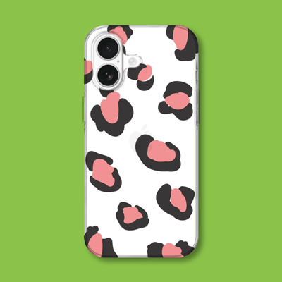 아칸[특가] 호피무늬 투명 젤리케이스(전기종)