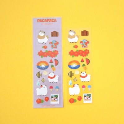 [PACAPACA by 아르떼알파카] 하와이안파카 스티커