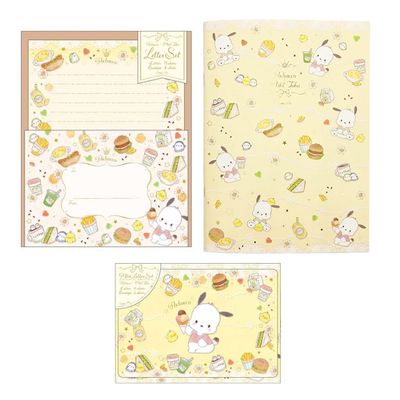  Sanrio x Miki Takei 포차코 3종 레터,노트