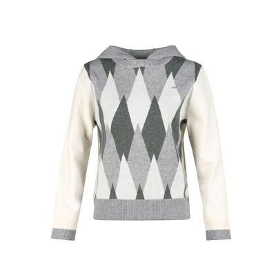 골피아 LB25W812W 여성 레이어드 방풍 니트 풀오버