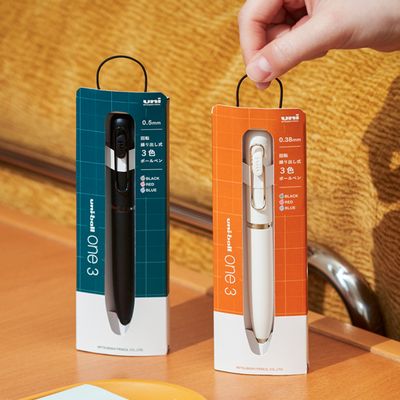 [UNI] 유니볼원 3색 회전형 멀티펜 - 스탠다드/기프트