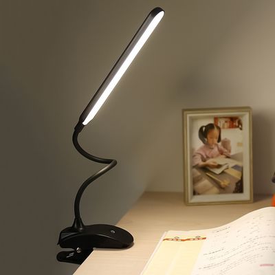 미니 집게 스탠드 USB 조명 플리커프리 독서등