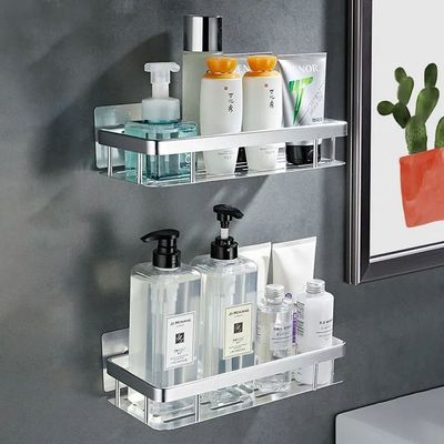 무타공 욕실선반 일자 실버 주방 세면대 정리대 N163