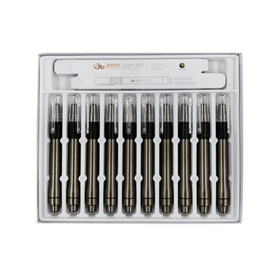 반디 LED 라이트펜 무광메탈 0.7mm 검정 LW1212