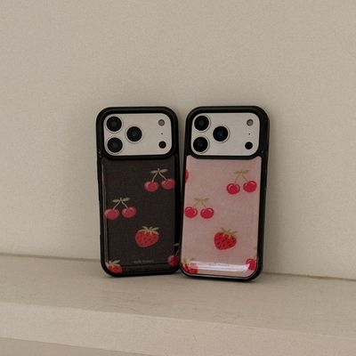soft berry knit 디자인 [블랙 에폭시 범퍼케이스]