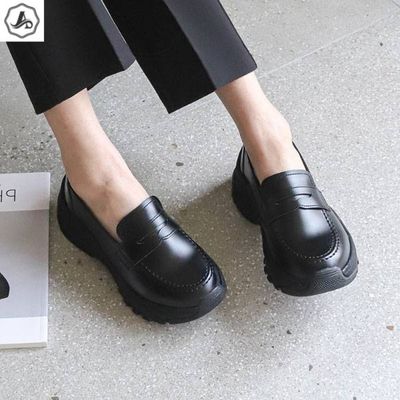 [애슬릿]플랫폼 로퍼 페니 데일리 키높이 단화 하객