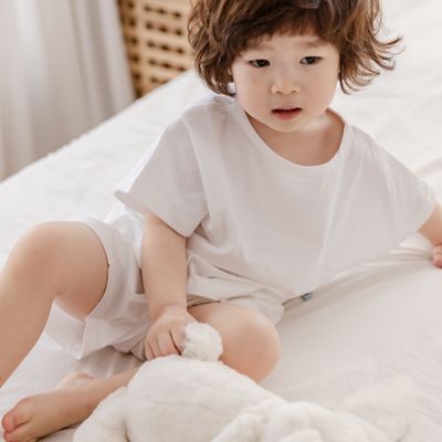 [예루예나]아동 상하복 면스판 헬로 홈웨어 세트