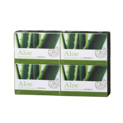 무궁화 알로에비누 100gx3plus1
