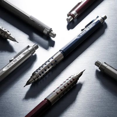 펜텔 0.5mm 자동심배출 듀얼 그립 샤프펜슬 오렌즈 AT