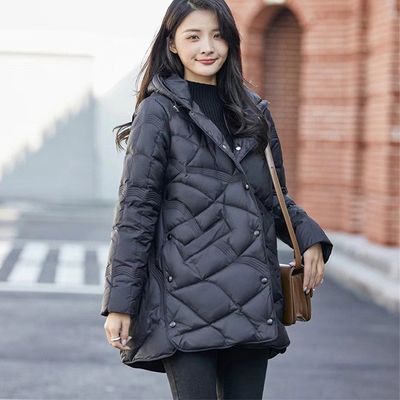 오리털 100 롱패딩덕다운 여성경량패딩