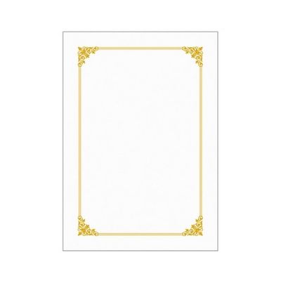 우진 로얄 금박상장용지 100매 G 비둘기 A4 160g 상패