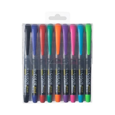 제노 칼라붓펜 9색 세트 붓펜