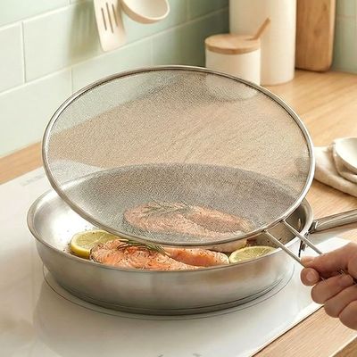 프라이팬 올스텐 기름방지 생선 고기 튀김 덮개 33cm