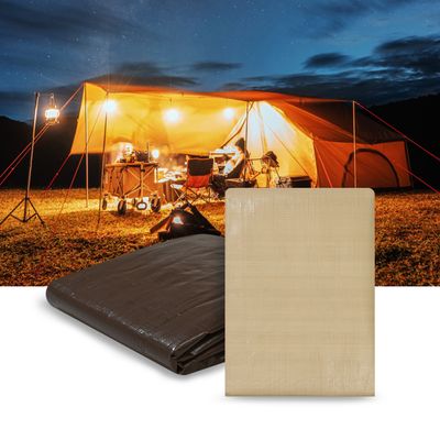 노바리빙 타포린 방수포 베이지 장마 태풍 캠핑