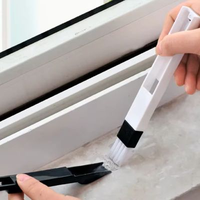 창문틀 틈새브러쉬 욕실 미니 빗자루 G