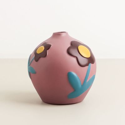 도자기 화병 인테리어 꽃병 오브제 플라워(WFLOR5V)