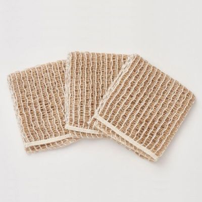 [예고은삼베] 천연삼베수세미3개입-고급형(23x24cm)