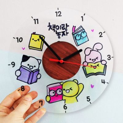 내 마음대로 투명시계: 백셀 AA건전지(2개)(시계X)