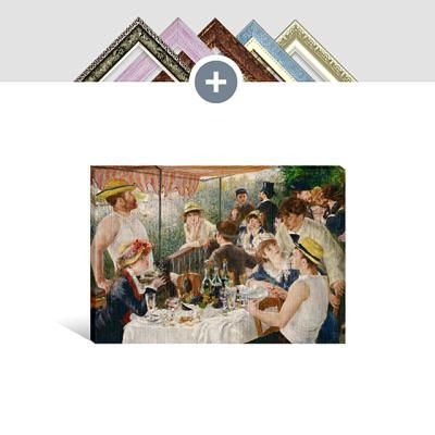 인테리어 액자 캔버스 포스터 보트 파티에서의 오찬