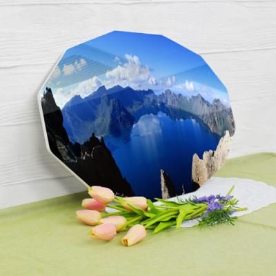 tc880-폼아크릴액자58CmX38Cm12각형_백두산천지