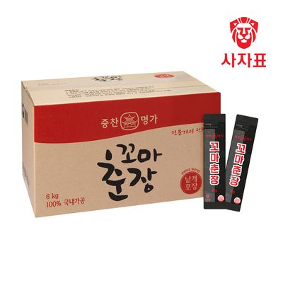 [사자표]중찬명가 배달용 꼬마홀춘장 6g x 500ea