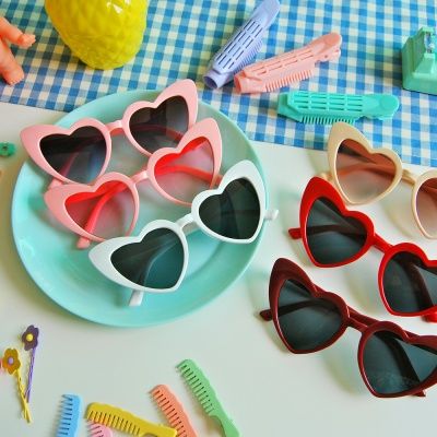 하트 캣츠아이 파티 안경(6종)