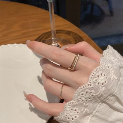 글레이즈 더블 레이어 오픈 링set