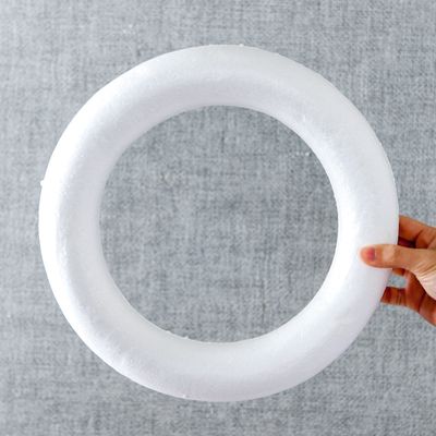스티로폼 링 리스 고강도 30cm 인테리어 원형 장식