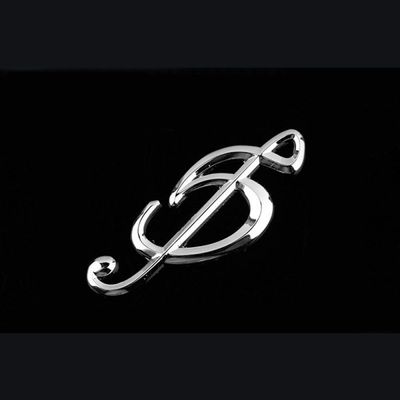 높은 음자리표 엣지 엠블럼 스티커 자동차 인테리어[W