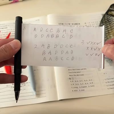 시험기간 몰래쓰기 펜 컨닝펜 컨닝페이퍼볼펜 선물