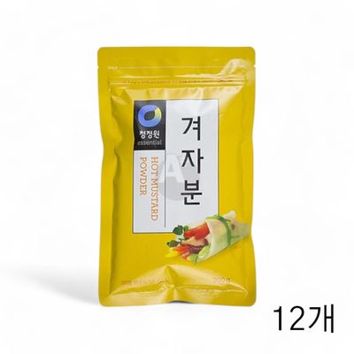 WL 대상 청정원 겨자분 200g X 12개 겨자가루 냉채소스 무쌈말이 겨자소스 해파리냉채소스(WFLQPWT)